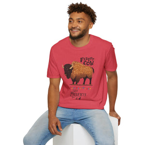 Fluffy Cow Christmas T-Shirt