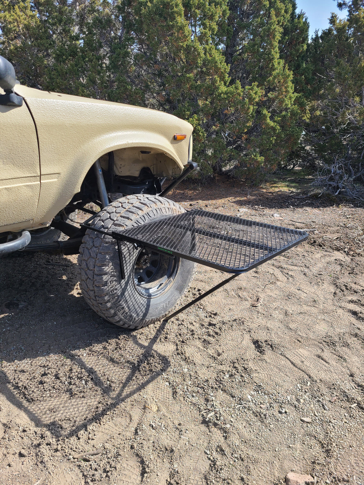 Aluminum Camping Tire Table - Larger
