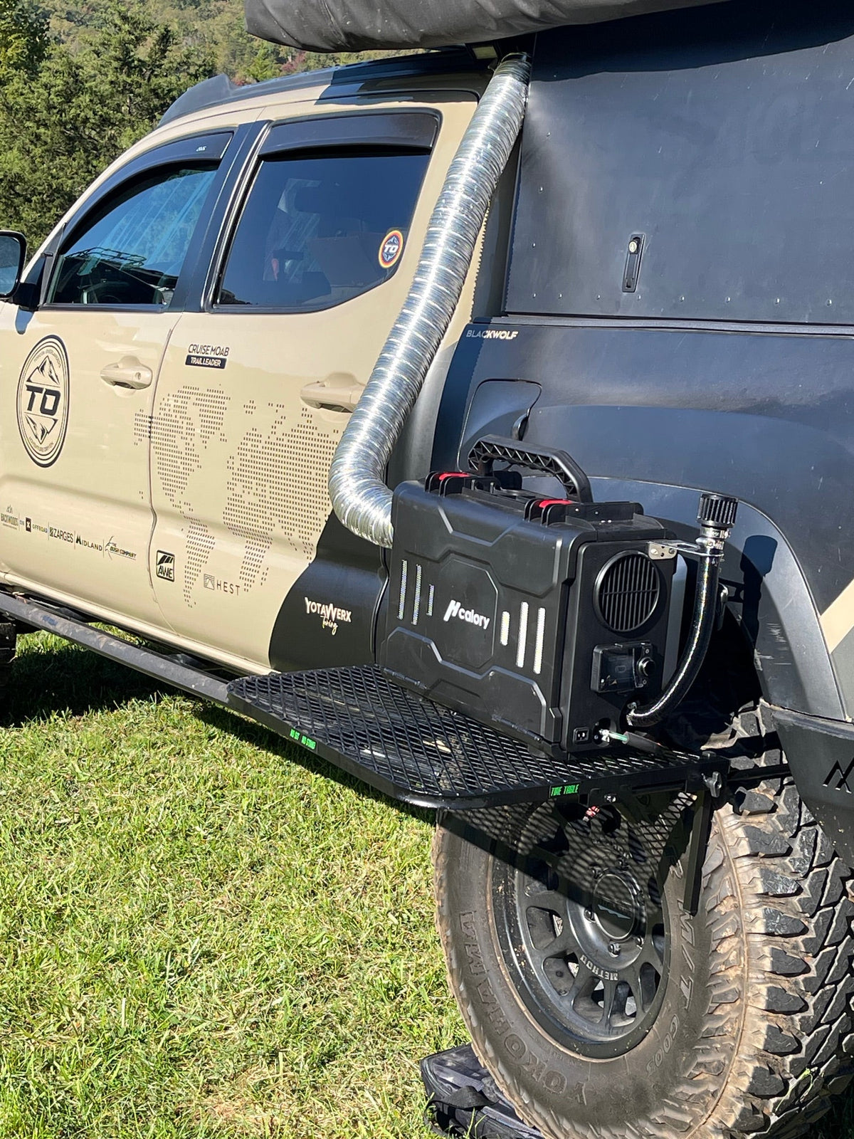 Aluminum Camping Tire Table - Small